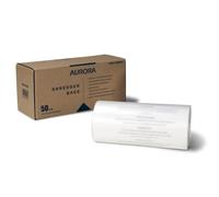 Aurora SB50 - Bolsas trituradoras, diseño para trituradoras Aurora AU200MA y AU220MB, capacidad para hasta 8.5 galones de materiales triturados, 1 rollo de 50 bolsas