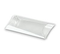 Aurora Store 50 Cajas de Tubo de PVC Transparente para Regalos, 3 x 2 x 7,5 cm, para Confiteras de Boda, Bautizo, Graduación de Plástico