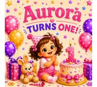 Aurora Turns One!: A Personalized First Birthday Story for Aurora (Three Hearts Baby Names (Aurora))