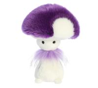 Aurora® Vibrant Fungi Friends™ Bonito animal de peluche morado, diseño único, compañeros adorables, morado, 9 pulgadas