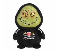 Aurora Whimsical Dr. Seuss Día de los Muertos Grinch - Animal de peluche con licencia oficial para decoraciones y juegos, perfecto para niños y adultos, verde, 9 pulgadas
