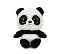 Aurora World 61102 - Peluche Ring Ring Panda 13 cm, Color Blanco y Negro