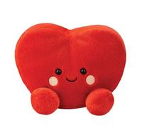 Aurora World 61541 Cuddle Pals Amore - Peluche con Forma de corazón (20 cm), Color Rojo