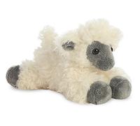 Aurora World- Animal Aurora, 31376, Mini Flopsies Cara de Oveja, 20 cm, Felpa, Blanco, Color