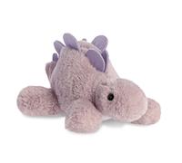 Aurora World Aurora, 31867, Mini Flopsie Stegosaurus Dinosaurio, 20.5cm, Peluche ecológico, Morado, Color Purple, Medium