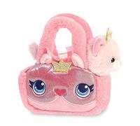 Aurora World- Aurora, 32934, Fancy PAL Princesa Gato, Peluche ecológico, Rosa, Color