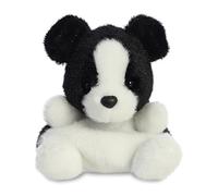 Aurora World Aurora, 33534, Palm Pals Brodie Collie, 13cm, Peluche, Negro & Blanco, Color Black & White