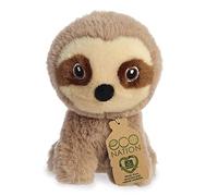 Aurora World Aurora, 35081, Eco Nation Mini Perezoso, 13cm, Peluche, Marrón, Color