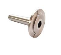 Aurorad Diámetro del eje del eje: 25 mm, orificio pasante, 18 mm, adaptador de base de placa trasera de mandril para K11/K71-80, 80 mm (tamaño: 100 mm)