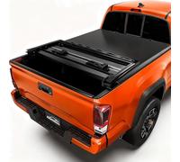 Aurorasters Cubierta suave de triple pliegue para caja de camioneta Toyota Tacoma 2016-2025 2026, compatible con caja de 5 pies (153,7 cm) | Solo para modelos con el sistema de raíles de cubierta |