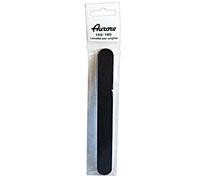 Aurore Lima de uñas profesional de color negro, grano 100/180, para manicura y pedicura y doble cara abrasiva