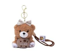 Auroriel Braun Lindo Llavero Osito De Peluche Regalo Pequeño Oso Sostiene Una Galleta Para Bolso Monetario Mochila Llavero, Accesorios, Adornos