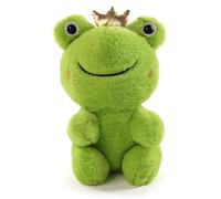 Auroriel Coser Un Maravilloso Muñeco De Peluche Rana De 23 Cm Dulce Rana Verde De Tela Muñeco De Peluche para Cumpleaños De Niñas Niños Bautizo Cumpleaños Navidad Fiesta