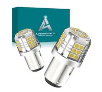 AURORIONCG Bombillas LED P21/5W 12V Blanco 1157 BAY15D Luces de Freno, Luces de Stop y Luces Traseras para Automóviles 1200LM 6500K (Sin Canbus)