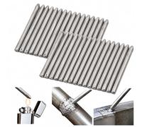 Aurorize Low Temperature Welding Rods for Aluminum & Metal Repair, Universal Aluminum Welding Rods Easy Melt, Powder Cored Brazing Rods for DIY, Pipe, Crack & Household Repair (36pack)