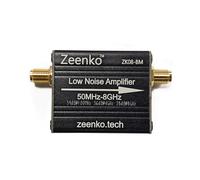 AURSINC ZK08-BM Amplificador LNA, 50M-8GHz, banda ancha, bajo ruido, alta ganancia, alimentado por USB, batería integrada de 300 mAh, para TinySA Ultra, RF y radio definida por software (SDR)