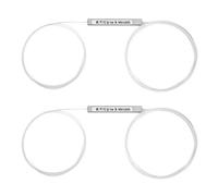 AurSoltriad 2 piezas de divisor PLC de fibra desnuda sin conector, modo único; módulo de gestión de potencia de fibra óptica; fibra G657A de 250 μm para redes PON, cajas de pigtails y sistemas (1×2)