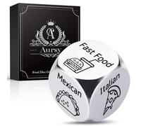 Aursy Regalos para el día de la madre para mujeres, dados de comida para citas, regalos para hombres, día del padre, regalos de cumpleaños para él, niños, mujeres, adultos, hombres, bodas, parejas