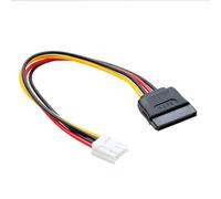 AURUM Cable de alimentación SATA de 15 pines a 4 pines FDD, adaptador SATA para unidad de disquete, cable SATA de 18 cm para PC, sistema retro y futro S920/S930