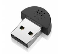 AURUM Mini micrófono USB, mini micrófono para ordenador portátil - Plug & Play Audio Upgrade para Home Office & Zoom - Ultracompacto y claro sonido