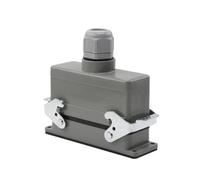 AURVIX Conectores de Alta Resistencia Conector Resistente DHC-HE24 Clavija de núcleo Enchufe Impermeable 16A500V aprieta el Cable(Lateral Line)