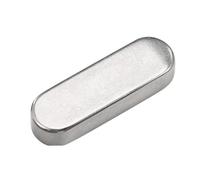 AURVIX Pasador para ranura plana Eje de llaves rectangulares y cuadrados de acero inoxidable 304, juego de llaves planas tipo A paralelas, M3, M4, M5, M6, M8M10-M16(2-1-10mm,M10x8(1pcs))