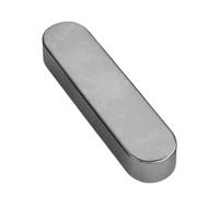 AURVIX Pasador para ranura plana M12 M14 M16 M18 A3 Acero A2 llave paralela eje de transmisión de extremo redondo pasador(16x10x45mm 5PCS)