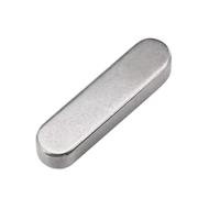 AURVIX Pasador para ranura plana M3 M4 M5 M6 M8 M10 M12 M14 M16 304 Acero inoxidable A2 Llave paralela Eje de transmisión de extremo redondo Pasador(4x4x30mm 5PCS)