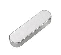 AURVIX Pasador para ranura plana M3 M4 M5 M6 M8 M10 M12 M14 M16 304 extremo redondo rectangular de acero inoxidable pin de posicionamiento paralelo tipo A(M5x5(5pcs),90mm)