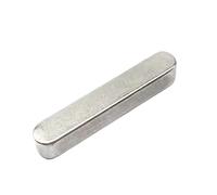 AURVIX Perno para ranura plana 1-20 piezas llaves paralelas de acero para eje motor con extremo redondo M3 M4 M5 M6 M8 M10 M12 M14 M16 304 de acero longitud 6 mm a 120 mm (M6 x 6-5 unidades, 3)