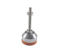 AURVIX Pies niveladores Ajustables para Muebles Taza de pie Ajustable con Base de 40/50mm, pies articulados con Rosca M8/M10/M12, nivelación de Acero Antideslizante(50xM10x80mm)