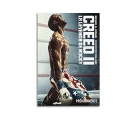 AURX Póster de la película Rocky Vs Apollo Creed para pared, pintura en lienzo para sala de estar, dormitorio, decoración del hogar, oficina, póster de pared de gimnasio, pintura artística de 16 x 24