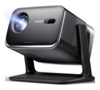 Aurzen BOOM mini Proyector 4k, 4 en 1 con Google TV, enfoque y corrección trapezoidal en tiempo real, altavoces de 20W DoIby Audio, proyector de películas para exteriores ANSI 500 con WiFi y Bluetooth