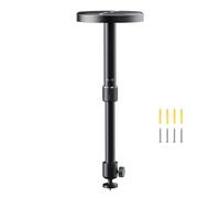 Aurzen Soporte de montaje para proyector de techo, rotación de 360° e inclinación de 90°, longitud ajustable de 9 a 15 pulgadas, tornillo de ¼ de pulgada, compatible con TMY, HAPPRUN, Yaber, Epson y