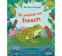 Aus klein wird groß. So wächst ein Frosch: Ein farbenfrohes Sachbilderbuch für Kinder ab 3 Jahren