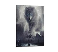 AUSADDNV Póster de Game Deus Ex2 con pintura decorativa en lienzo para pared e imagen artística moderna para decoración de dormitorio familiar, 60 x 90 cm