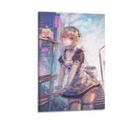 AUSADDNV Póster decorativo de personajes de ladrón de bicicletas de película, lienzo para pared e impresión artística moderna para decoración de dormitorio familiar, 30 x 45 cm