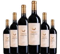 Ausás Interpretación Magnum Vino Tinto Cosecha, expresión intensa de Tinta Fina en gran formato, con 15% Vol., ideal para servir entre 14º y 16ºC| 6 botellas