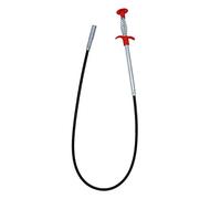 AUSAYE Eliminador de obstrucciones de drenaje de 35.4 pulgadas, herramienta de recogida de 4 garras de drenaje de inodoro para agarrar la basura, destapar el cabello de la púa de arena, tuberías