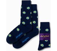 AUSCUFFLINKS Calcetines para él y ella | Calcetines de regalo divertidos para papá y mamá, VOLLEYBALL, talla única