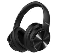 AUSDOM E9 Auriculares inalámbricos con cancelación Activa de Ruido, Auriculares Bluetooth ANC Plegables sobre la Oreja con Aptx HD, 60- Hora de duración de la batería para teléfonos móviles TV