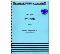 AUSGEWÄHLTE ETÜDEN de Piano de Carl Czerny - herausgeber : Henri Germer - (Notes avec cœur Note colorée Pince)
