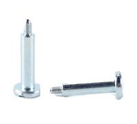 Ausi 3 piezas de tornillos de montaje de base de repuesto plateados para consola de juegos PS-5, soporte vertical, tornillo inferior, accesorios
