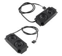 Ausi Altavoz de escritorio con puerto USB interno de 9 pines para placa base, audio estéreo, subwoofer, minialtavoces duales.