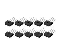 Ausi Diodo rectificador de puente KBU1010 1010, 10 A, 1000 V, silicio, 4 pines, paquete de 10