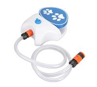 Ausi Fuente de agua para mascotas de exterior: dispensador activado por la pata con función de paso (agua fresca)