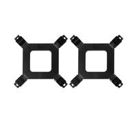 Ausi Soporte para ventilador de CPU de escritorio (2 unidades), compatible con LGA1700, LGA1200, LGA115x, 75 mm, 78 mm, espaciado ajustable entre orificios, 91 mm x 13,7 mm, plástico.