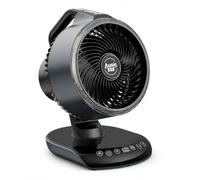 Ausic Potente ventilador de escritorio recargable alimentado por batería, 30000 mAh, ventilador oscilante para exteriores de 12 pulgadas con control remoto y hoja turbo, ventilador ultra silencioso