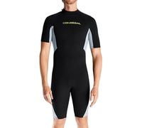 Ausing - Traje de neopreno para hombre (1,5 mm, traje de triatlón para hombre, monopieza, buceo, natación XXL