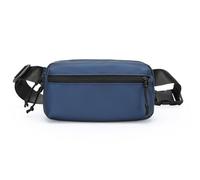 Ausion Riñonera para hombres y mujeres, ajustable, a la moda, resistente al agua, para senderismo, viajes, casual, correr, senderismo, ciclismo, Azul popular